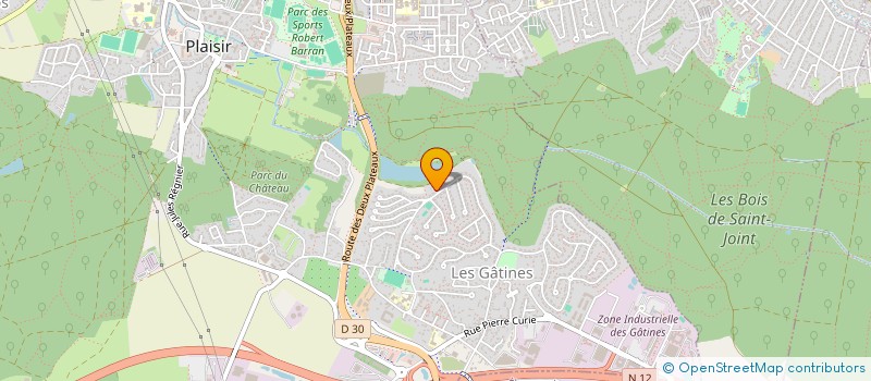 localisation de l'entreprise SCI FRANCOIS ASSOCIES PORT GRI  PLAISIR