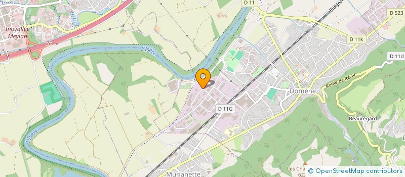 localisation de l'entreprise SCI FRANCOIS BLUMET  DOMENE