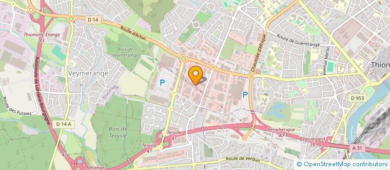 localisation de l'entreprise SCI FRANCOIS BOCQUI à THIONVILLE