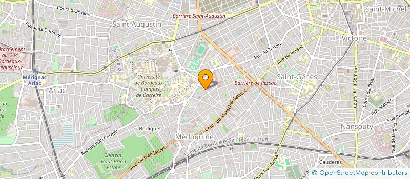 localisation de l'entreprise SCI FRANCOIS COPPEE  BORDEAUX