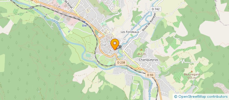 localisation de l'entreprise SCI FRANCOIS CORDEAU à DIE