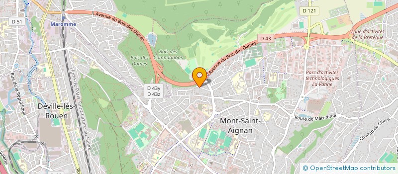 localisation de l'entreprise SCI FRANCOIS DE CIVILLE  BIHOREL