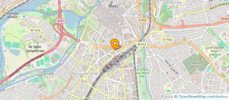 localisation de l'entreprise SCI FRANCOIS DE CUREL à METZ
