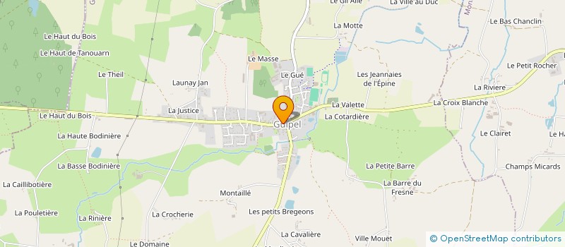 localisation de l'entreprise SCI FRANCOIS DUINE  GUIPEL