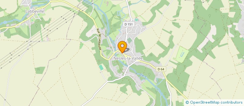 localisation de l'entreprise SCI FRANCOIS ET BERNARD GAY  NESLES-LA-VALLEE