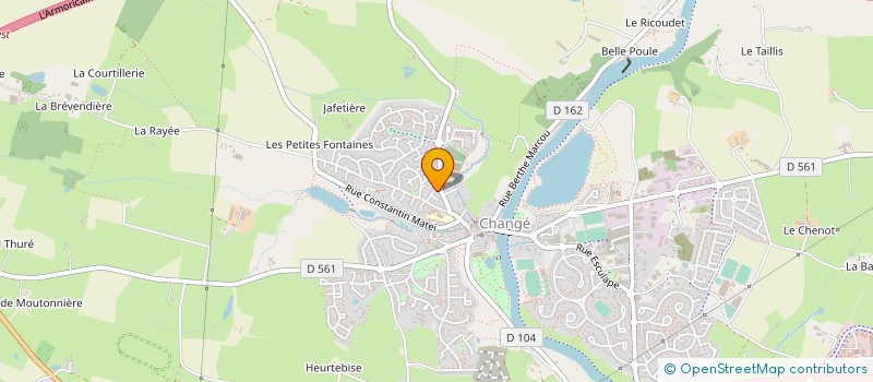 localisation de l'entreprise SCI FRANCOIS ET COUPPEL  CHANGE