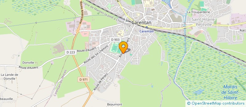 localisation de l'entreprise SCI FRANCOIS ET FILS à CARENTAN-LES-MARAIS