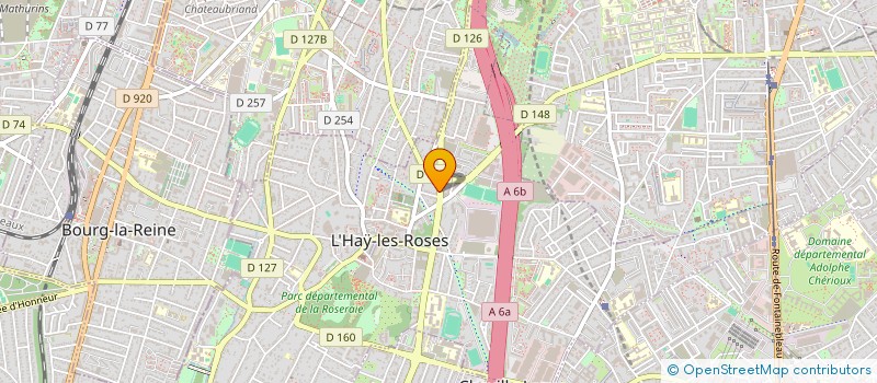 localisation de l'entreprise SCI FRANCOIS HUSSEIN  L'HAY-LES-ROSES