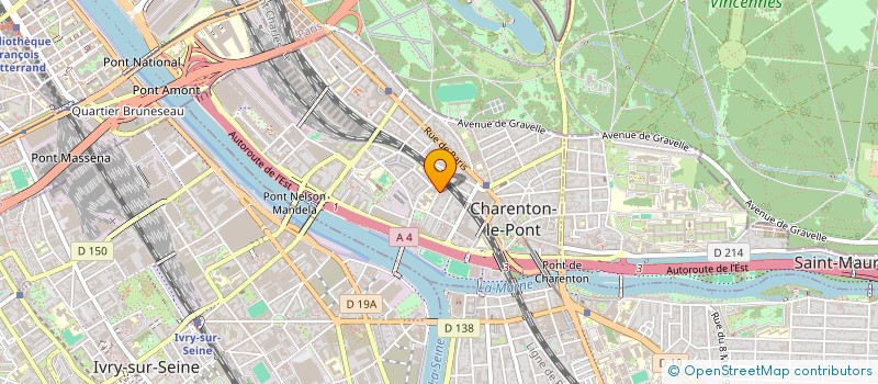 localisation de l'entreprise SCI FRANCOIS J ET M  CHARENTON-LE-PONT