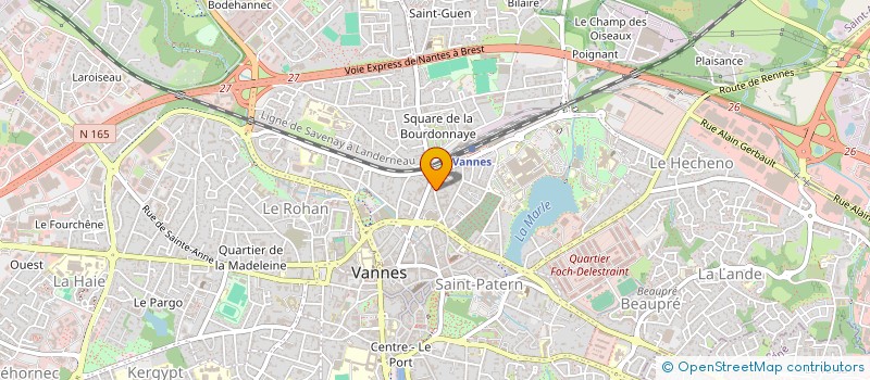 localisation de l'entreprise SCI FRANCOIS MARIE IMMOBILIER à VANNES