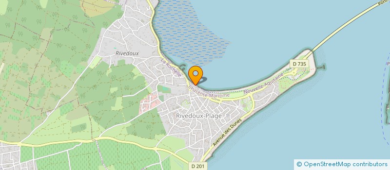 localisation de l'entreprise SCI FRANCOIS MAURIAC  RIVEDOUX-PLAGE