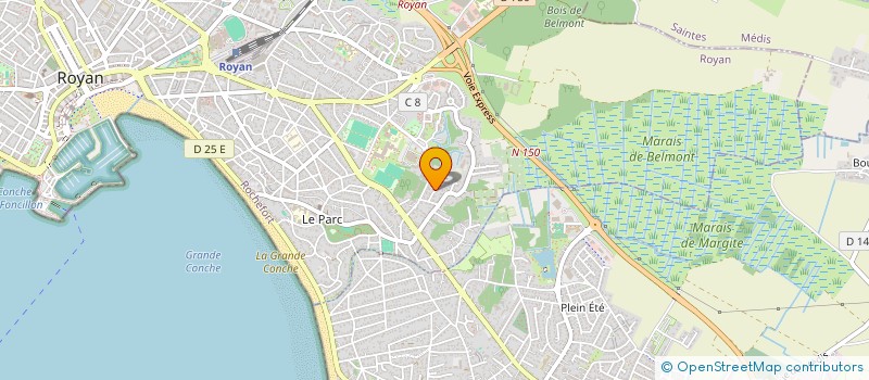 localisation de l'entreprise SCI FRANCOIS MAURIAC  ROYAN