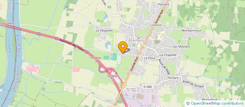 localisation de l'entreprise SCI FRANCOIS MERCIER  FEILLENS