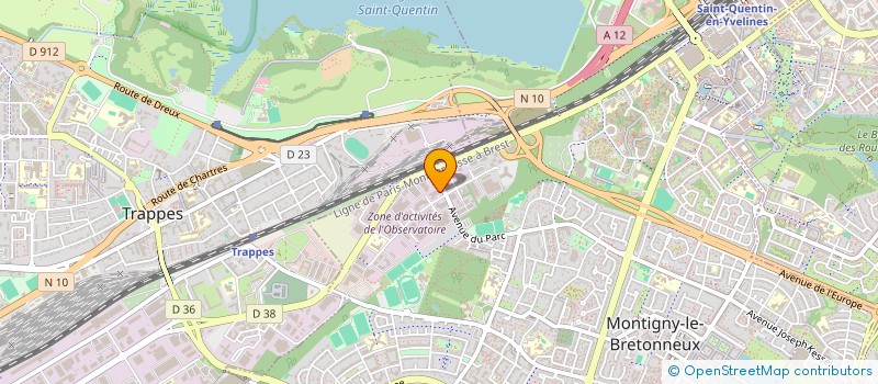 localisation de l'entreprise SCI FRANCOIS - MONTIGNY  MONTIGNY-LE-BRETONNEUX