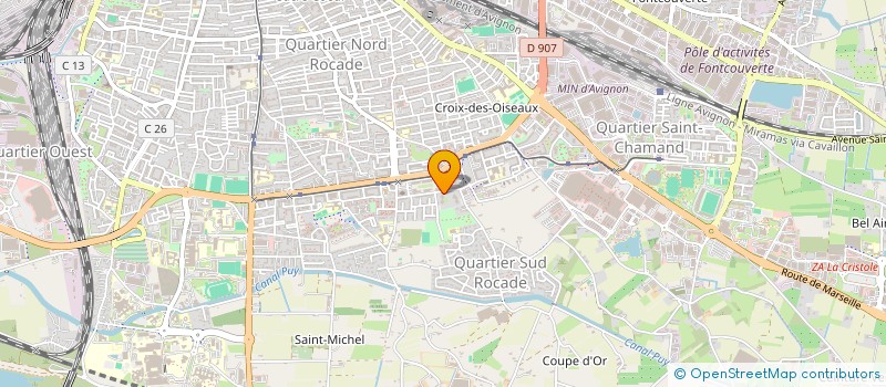 localisation de l'entreprise SCI  FRANCOIS PREMIER  AVIGNON