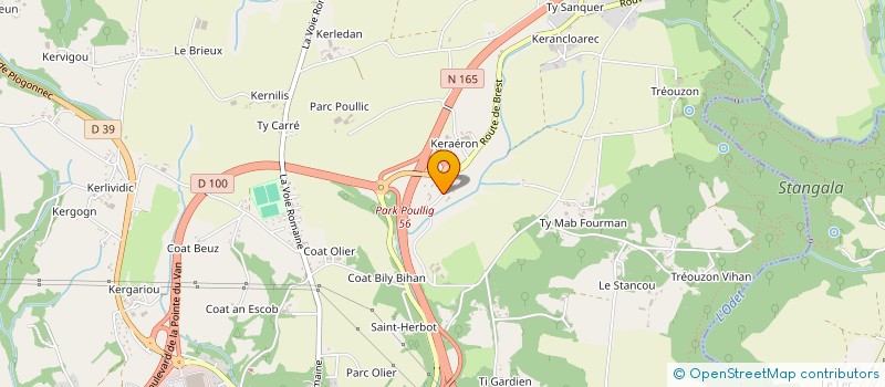 localisation de l'entreprise SCI FRANCOIS QUERE  QUIMPER