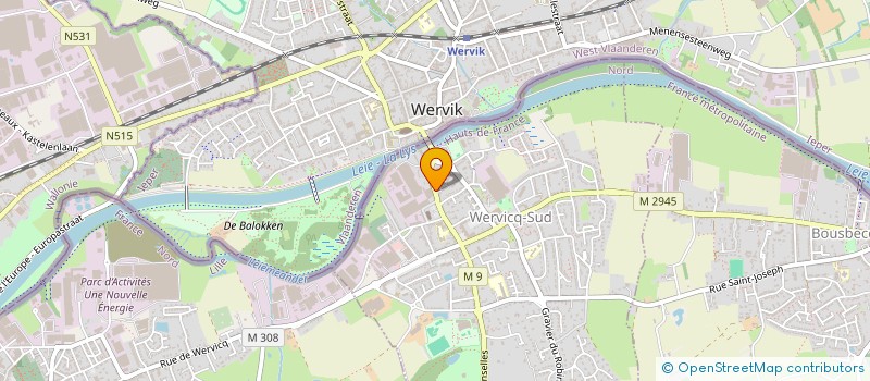 localisation de l'entreprise SCI FRANCOIS RABELAIS  WERVICQ-SUD