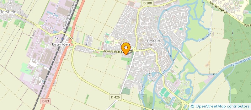 localisation de l'entreprise SCI FRANCOIS RICHER GOLZNE  ERSTEIN