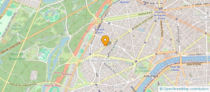 localisation de l'entreprise SCI FRANCOIS RIVIER  PARIS