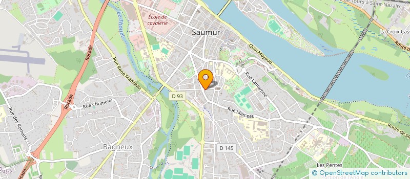 localisation de l'entreprise SCI FRANCOIS ROUCHER  SAUMUR