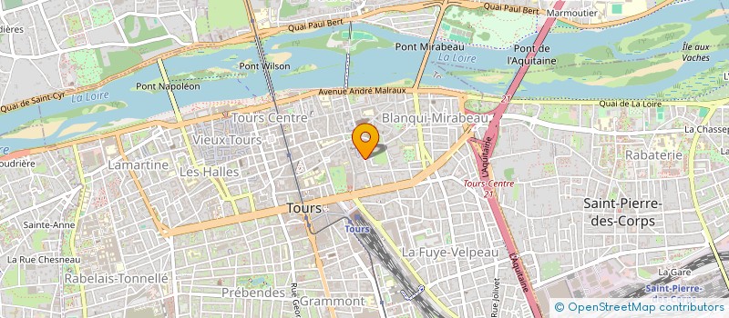 localisation de l'entreprise SCI  FRANCOIS SICARD  TOURS