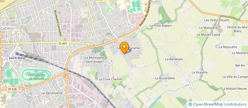 localisation de l'entreprise SCI FRANCOIS TONNELLIER  SAINT-MALO