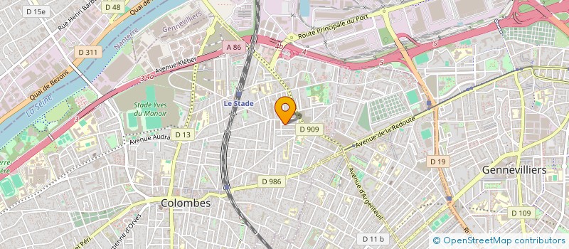localisation de l'entreprise SCI FRANCOIS VILLON à COLOMBES