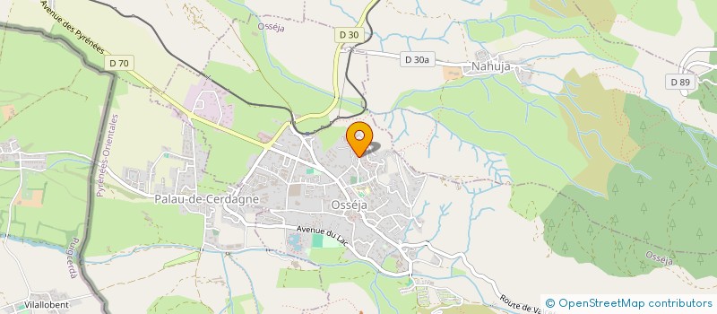 localisation de l'entreprise SCI FRANCOIS XAVIER  OSSEJA