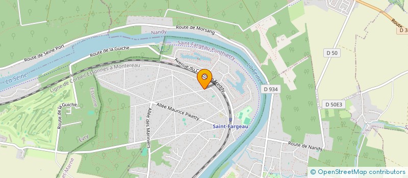 localisation de l'entreprise SCI FRANCOISE  SAINT-FARGEAU-PONTHIERRY