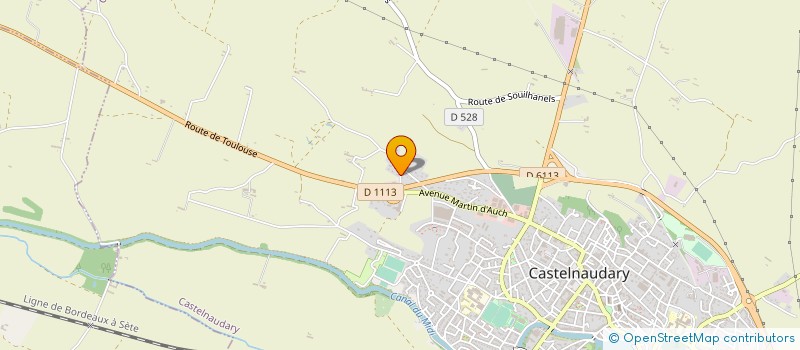 localisation de l'entreprise SCI FRANCOISE  CASTELNAUDARY