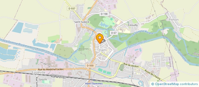 localisation de l'entreprise SCI FRANCOISE à HAM