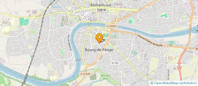 localisation de l'entreprise SCI FRANCOISE  BOURG-DE-PEAGE