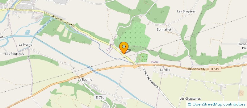 localisation de l'entreprise SCI FRANCOISE  SAINT-ETIENNE-DE-SAINT-GEOIRS