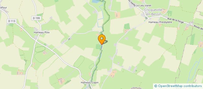 localisation de l'entreprise SCI FRANCOISE DE MORSIER  GRANDCAMP-MAISY