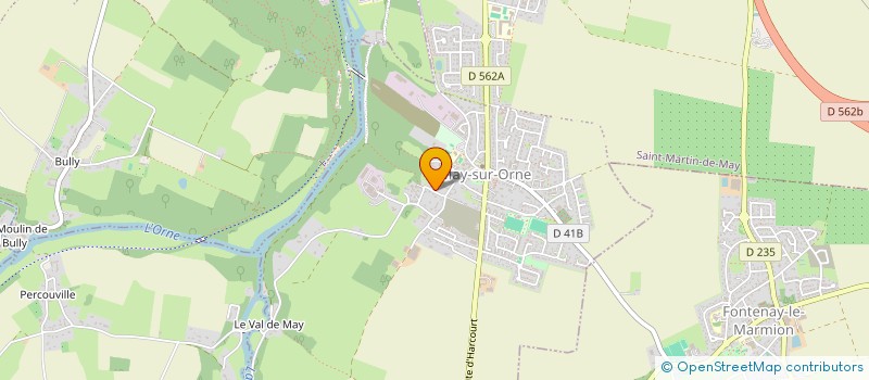 localisation de l'entreprise SCI FRANCOISE ET CATHERINE  MAY-SUR-ORNE