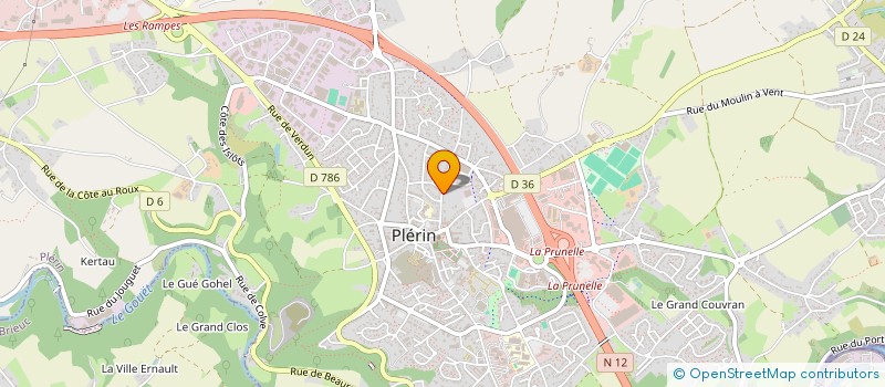 localisation de l'entreprise SCI FRANCOISE LE GENT-MORVAN  PLERIN