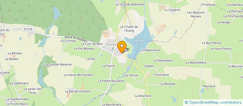 localisation de l'entreprise SCI FRANCOMADI  OLIVET