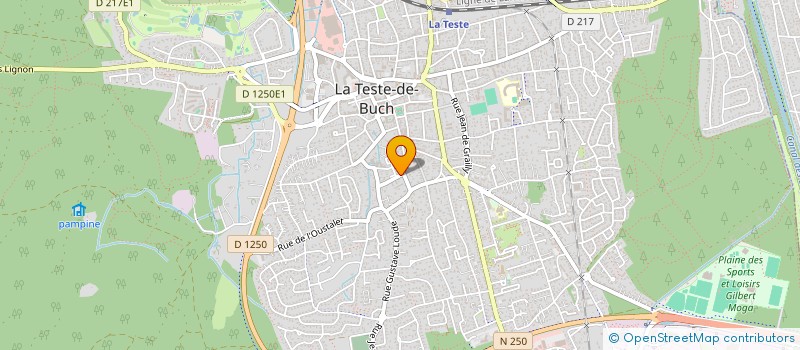 localisation de l'entreprise SCI FRANCON à LA TESTE-DE-BUCH