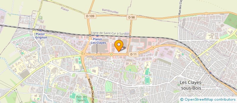 localisation de l'entreprise SCI FRANCONVILLE SAINT MARCS  PLAISIR