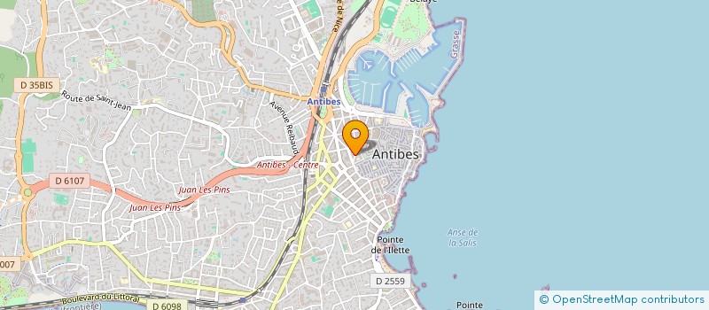 localisation de l'entreprise SCI FRANCOS FAMILY à ANTIBES