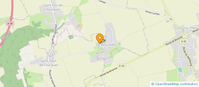 localisation de l'entreprise SCI FRANCRIS  SAINT-ELOI-DE-FOURQUES