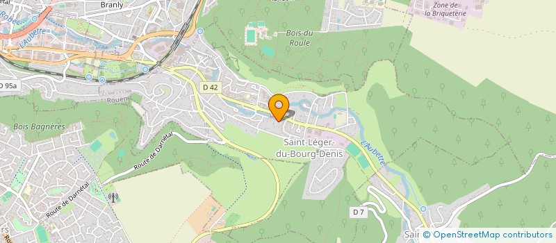 localisation de l'entreprise SCI FRANCRIS  SAINT-LEGER-DU-BOURG-DENIS