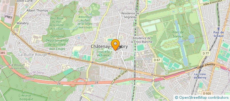 localisation de l'entreprise SCI FRANCUZ  CHATENAY-MALABRY