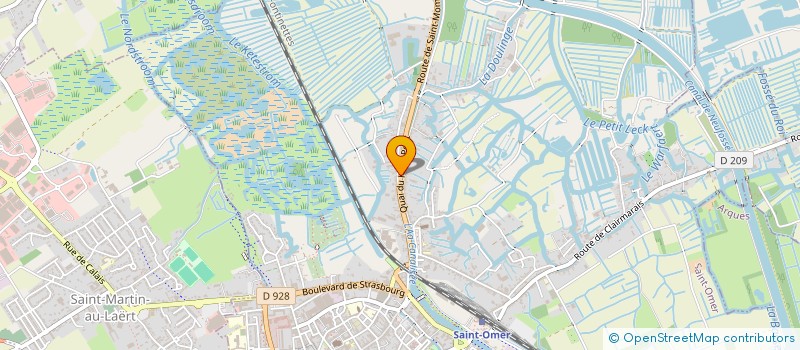 localisation de l'entreprise SCI FRANCYVES  SAINT-OMER