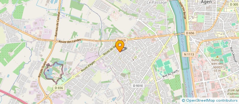 localisation de l'entreprise SCI FRANDABAS  LE PASSAGE