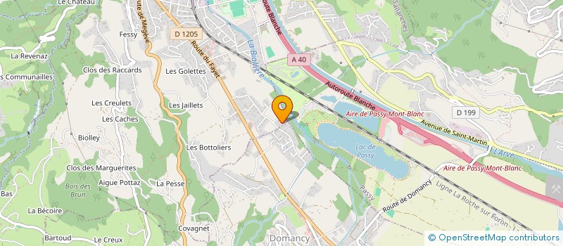 localisation de l'entreprise SCI FRANDANI  SALLANCHES