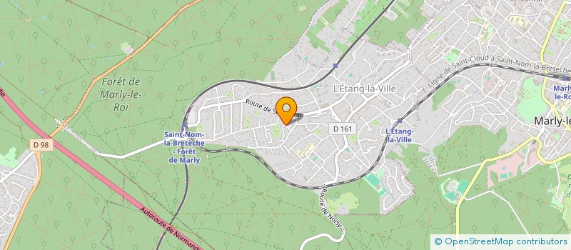 localisation de l'entreprise SCI FRANDEL  L'ETANG-LA-VILLE