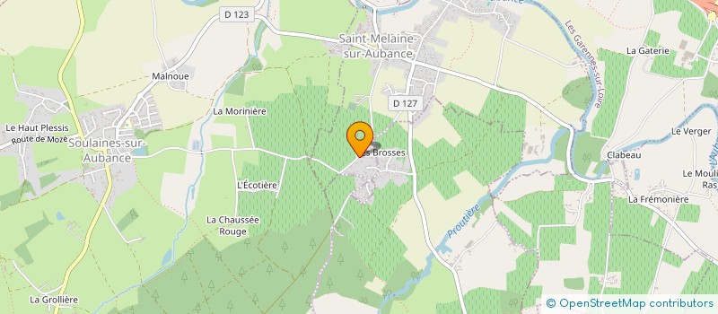 localisation de l'entreprise SCI FRANDEY  SAINT-MELAINE-SUR-AUBANCE