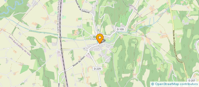 localisation de l'entreprise SCI FRANDO  CLAVEYSON