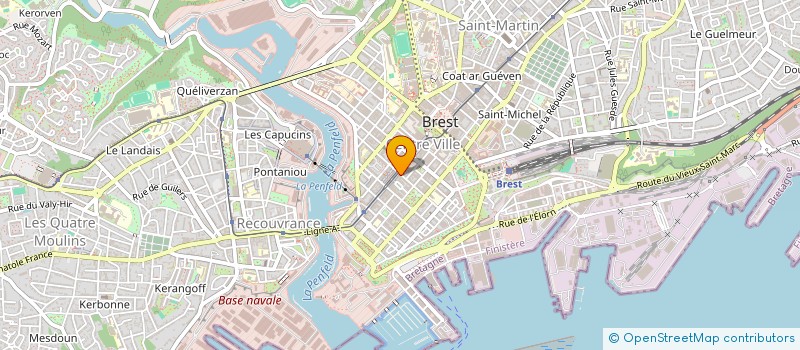 localisation de l'entreprise SCI FRANDYGREG  BREST